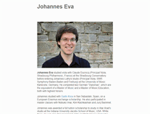 Tablet Screenshot of johannes-eva.net